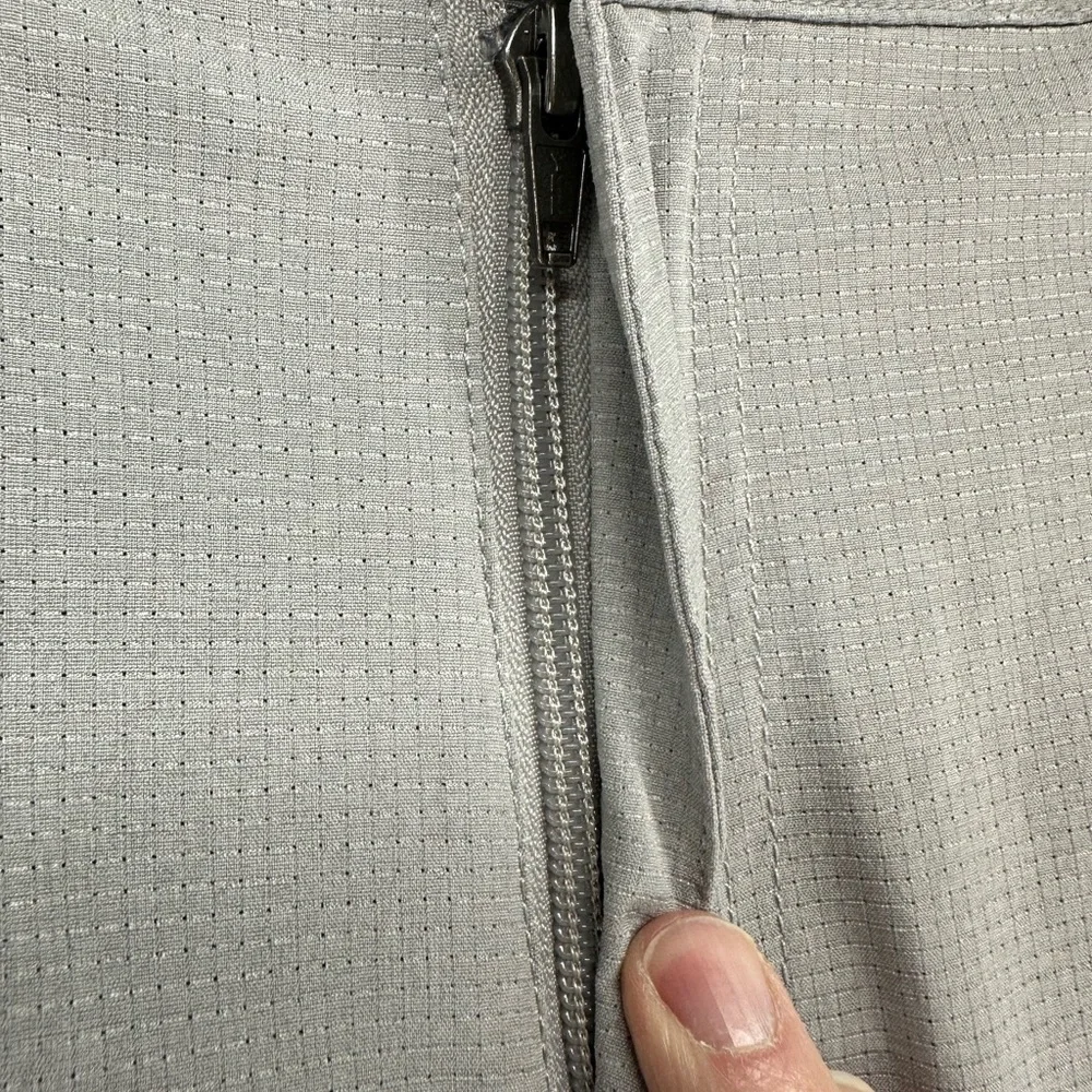 prAna Shorts Hiking Outdoor Chino Breathable Waffle Gray Mens‎ Size 38